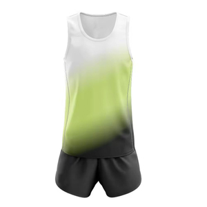 Uniforme barato para correr al por mayor, logotipo personalizado, sublimación personalizada, uniformes de pista y campo, diseños únicos de nailon de calidad superior - Product Image 4