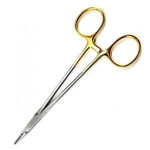 Portaagujas de madera Crile de acero inoxidable de grado superior de 15 cm al por mayor con logotipo personalizado portaagujas Tc de fuente de alimentación manual - Product Image 2