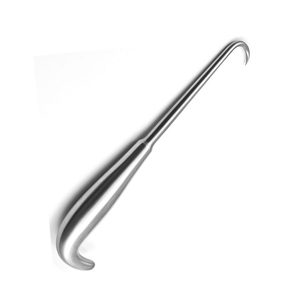 Gancho de hueso de cirugía ortopédica de alta calidad, herramienta de Metal de gama alta manual de acero inoxidable alemán pulido de un solo extremo - Product Image 2