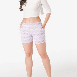 Short de bain imprimé pour femme, Short de sport court de Style garçon avec poches, taille haute, vente en gros, personnalisé - Product Image 5