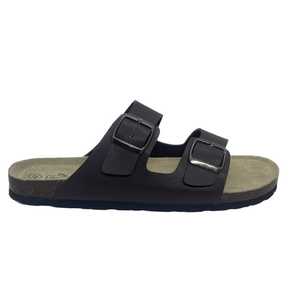 Ummer-Sandalias con suela de corcho PU para hombre, venta al por mayor, con dos correas de hebilla - Product Image 1