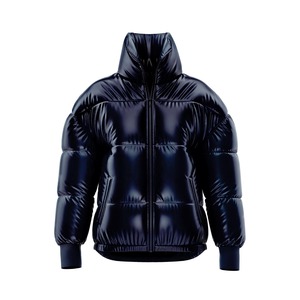Men's Premium Quality Stand Hooded Design Winter <b>Puffer</b> <b>Jacket</b> Quick Dry Breathable Custom Made High Street Polyester Wholesale - Product Image 5