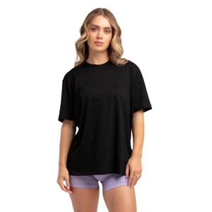 เสื้อยืดผู้หญิงคอวี แขนสั้น ผ้าฝ้าย 100% 120gsm ระบายอากาศได้ดี ทรงหลวม ปักลาย สไตล์สตรีทแวร์ สำหรับฤดูร้อน ขายส่งแบบเปล่า - Product Image 1