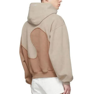 Dernier design, meilleur style unique, sweat-shirts à capuche oversize 100% coton, prix bas, épaules tombantes, grammage lourd, sweat-shirts personnalisés pour hommes - Product Image 3