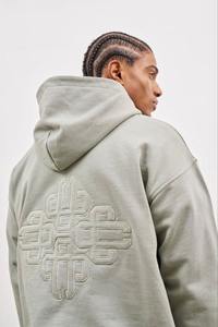 Sudadera Personalizada 100% Algodón, Cuello Redondo, Felpa, Talla Grande, Ecológica, Unisex, Temporada Otoño, Diseño con Patrón 3D, Recortes y Relieve - Product Image 4