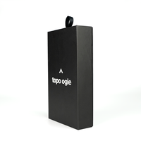 Emballage personnalisé avec logo Boîtes en papier de carton noir rigide à rabat magnétique Boîte d'emballage pour étui de téléphone portable pour Iphone 16