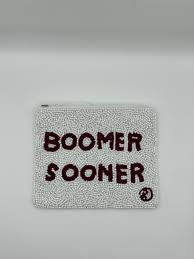 Monedero de moda para mujer Boomer Sooner Gameday con cuentas para mujer, monedero hecho a mano con cuentas - Product Image 3