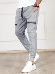 Pantalones de chándal de lana de algodón de primera calidad para hombre, pantalones de chándal personalizados con Etiqueta Privada, joggers cómodos de alta calidad - Product Image 4