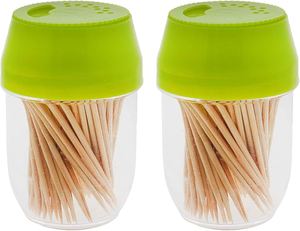 ไม้จิ้มฟันไม้ไผ่แบบใช้แล้วทิ้ง ยี่ห้อ Mint Two Sharp ผลิตตามสั่ง เป็นมิตรกับสิ่งแวดล้อม บรรจุในขวดพลาสติกสีสันสดใส - Product Image 5