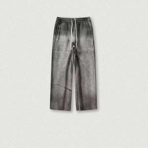 Conjunto de pantalones de chándal y Sudadera con capucha de primavera con lavado ácido de peso pesado Logotipo personalizado Chándal vintage Ropa de entrenamiento Terry Hoodies - Product Image 5