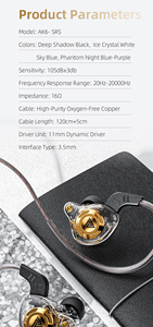 Qkz AK6 SRS Tai Nghe Có Dây Với Mic Hifi Sâu Bass Tai Nghe Cho Điện Thoại Di Động Tai Nghe Có Dây Với Âm Bass Mạnh Mẽ Cho Những Người Yêu Âm Nhạc - Product Image 4