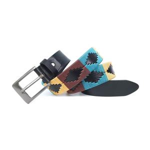 เข็มขัดหนังสไตล์คลาสสิกสำหรับนักขี่ม้า เข็มขัดเอวสำหรับกีฬาขี่ม้า หัวเข็มขัดเหล็ก ทนทาน แข็งแรง เหมาะสำหรับงานในคอกม้า - Product Image 1