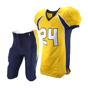 Uniforme de football américain de bonne qualité, meilleur design, polyester, uniforme de football américain par sublimation, maillot ajusté - Product Image 3