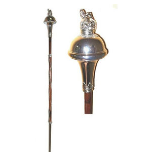 จี้หัวมอยส์ซาไนต์แท้ ชุบทอง รูปทรงดาบ / จี้หัวเมดูซ่าแฟชั่นสุดฮิต ชุบทอง พร้อมแท่ง - Product Image 6