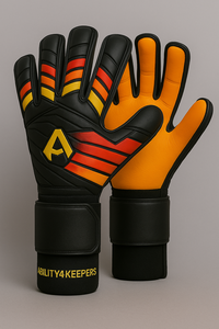 Gants de gardien de but en cuir de qualité supérieure personnalisables coupe personnalisée poignée en latex de football en gros - Product Image 6