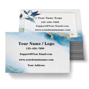 นามบัตรส่วนบุคคลสำหรับการพิมพ์ที่กำหนดเองบนนามบัตรสองด้านขายส่งที่กำหนดเอง - Product Image 1