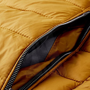 Ropa de invierno para hombre, venta al por mayor, chaqueta de hombre de alta calidad, chaqueta acolchada, chaqueta Bomber acolchada con cuello levantado para hombre - Product Image 6