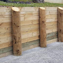 Tablones Resistentes para Muros de Contención de Madera - Product Image 2