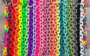 Pièce de conception liée décorative acrylique d'accent de mur de chaîne de résine artisanale pour la chambre artistique unique et la décoration à la maison - Product Image 2