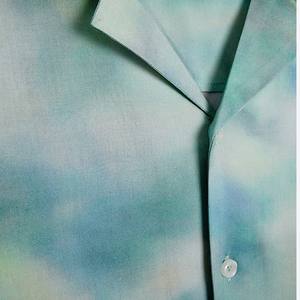 Camisa de satén de seda de alta calidad para hombre, camisas casuales de manga larga para vacaciones en la playa, camisa hawaiana con estampado completo de seda personalizada para hombre - Product Image 5