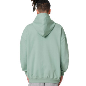 Sudadera con capucha de otoño e invierno para hombres y mujeres 100% algodón estampado callejero sudadera tela polar suelta - Product Image 5