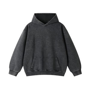 Sudaderas Extra Grandes de Algodón Orgánico para Hombre, Sudadera Vintage Personalizada de Felpa Francesa para Hombre, Ropa Urbana, Sudaderas para Hombre - Product Image 4