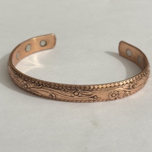 Pure Copper <b>Magnetic</b> Cuff <b>Bracelet</b> - Product Image 4