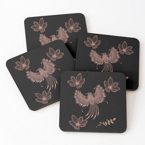 Posavasos de té duraderos y brillantes a la moda, posavasos de Acacia ecológico Original, posavasos de té para el hogar, protección ambiental creativa - Product Image 6