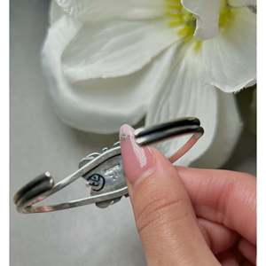 Rita Lee Kingman Turquoise & Sterling <b>Silver</b> Fashion <b>Cuff</b> <b>Bracelet</b> - Product Image 4