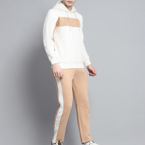 Fabricant d'équipement d'origine Logo personnalisé Costume de survêtement décontracté pour hommes Ensemble deux pièces Survêtement en coton polaire pour hommes - Product Image 2