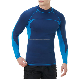 Camisetas de Compresión para Hombre, de Primera Calidad, Transpirables, con Protección UV, Estampadas por Sublimación, de Spandex, para Gimnasio, Fitness, Surf, Buceo - Product Image 2