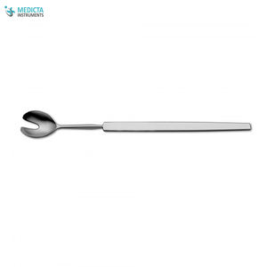 Cuchara de enucleación de pozos, punta de 12mm, 14cm, instrumentos de cirugía plástica - Product Image 3
