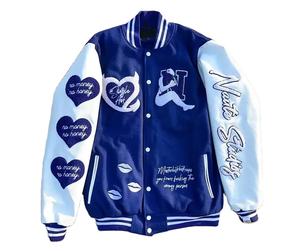 Patchs en chenille broderie Streetwear collège Baseball veste universitaire Logos en chenille personnalisés vestes universitaires - Product Image 1