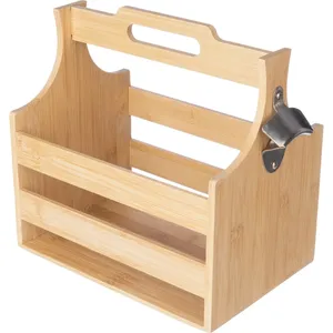 Porte-bouteille en bambou personnalisé pour les articles promotionnels - Product Image 1