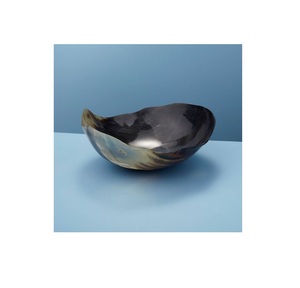 ชามเขาควายแท้ ทำมือ เป็นมิตรกับสิ่งแวดล้อม ล้างในเครื่องล้างจานได้ ผิวเรียบ ปราศจากสาร BPA ลายหินอ่อนธรรมชาติ ใช้ในครัว ใส่ของว่าง ตกแต่ง - Product Image 2