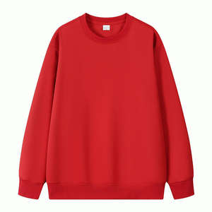 Sudaderas de Diseño al por Mayor en Color Gris Sólido para Hombre, Sudaderas Básicas de Algodón Mezclado para Invierno, Cuello Redondo para Adultos - Product Image 2