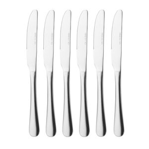Ensemble de couteaux de table HENDI Profi Line 6 pièces, longueur 225 mm, professionnels et durables - Product Image 1
