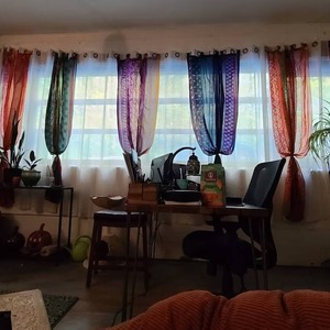 Cortinas de tela de retales hechas a mano para decoración de ventanas, cortinas Vintage de estilo Hippie para dormitorio y cama - Product Image 5