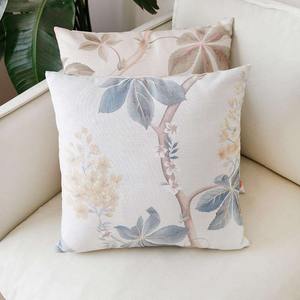 Housse de coussin carrée personnalisée pour la décoration de la maison et de l'hôtel, 100% polyester, haute qualité, ignifuge, lavable, vente en gros d'usine - Product Image 2