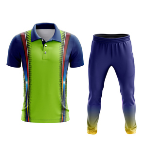 Customizable Kids Training Cricket Uniform Sublimated Design with Embroidered Logo and Tagless Hot Weather Resistant - Product Image 1