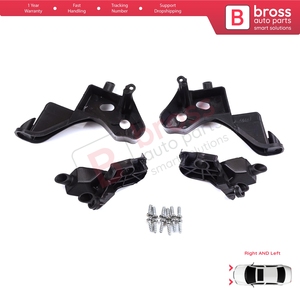 Support de fixation de phare BHL574, kit de réparation avec languettes, côté gauche et droit, pour C4 MK2 B7 NC 2009-2018, 4 MK1 NX 2010-2015, 6212H1 6212H0 - Product Image 3