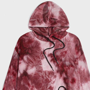 Venta al por mayor de los hombres Tie Dye chándal hombres transpirable sobre el tamaño personalizado Logo OEM diseño Jogging pantalones Tie Dye chándal hombres - Product Image 5