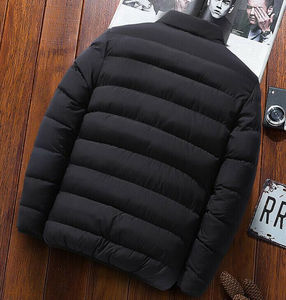 Wholesale Custom Man Stand Collar Winter Blank <b>Down</b> <b>Jacket</b> High Quality Fashion Style Plus Size Puffer <b>Jacket</b> - Product Image 3