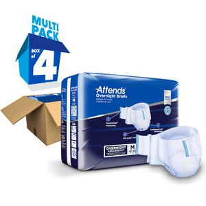 Pañales para Adultos con Incontinencia Urinaria, Absorbencia Nocturna, Talla M, para Exportación Paquete de 18 unidades - Product Image 6