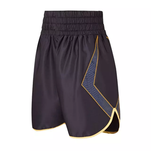 Arts martiaux à haute élasticité Grappling Kickboxing Jiu Jitsu BJJ Fight Muay Thai MMA Short de boxe décontracté teint uni 100% - Product Image 5