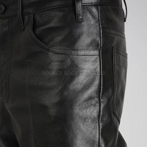 Wholesale Price Best Selling High Waist Embroidered Canvas <b>Leather</b> <b>Pants</b> Plus Size Winter Outdoor Use for Online Sale - Product Image 6