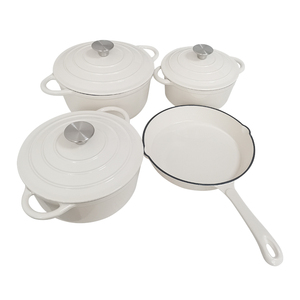 أواني طبخ منزلية ومطبخ من الحديد الزهر مقالي فرن دوتش غير لاصقة بالمينا صحية وآمنة - Product Image 2