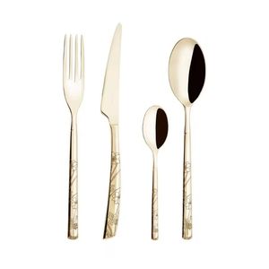 Cena DE BODA Cuchara de plata Juego de cubiertos Mesa elegante Cuchara de espejo de plata Mesa Vajilla Cuchara de acero - Product Image 6