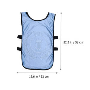 Chaleco de Entrenamiento de Fútbol al Por Mayor a Buen Precio, Reversible de Doble Cara, 100% Poliéster, Secado Rápido y Transpirable - Product Image 2