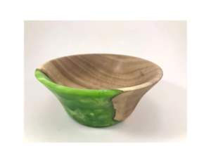 Bol de serveur de dessert de fruits en bois avec résine meilleure décoration de vaisselle taille et forme personnalisées chaud pour la vente bol en bois et résine époxy - Product Image 6